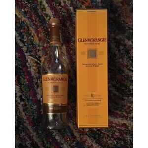 Glenmorangie Highland Scotch Whisky Single Malt Box 750ml Ship In a Bottle Glass